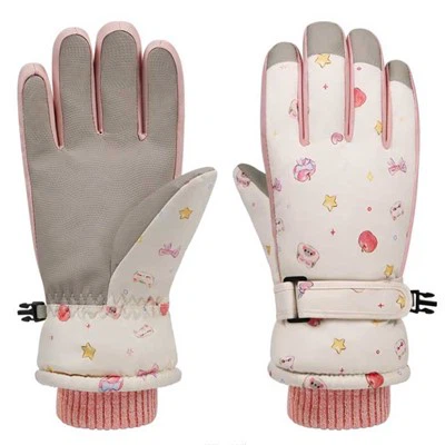 Pięć rękawiczek na narty palców